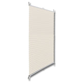 Pleated blind 90x125 cm Cream