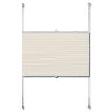 Pleated blind 90x125 cm Cream