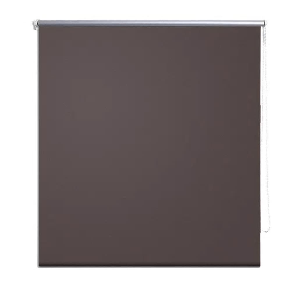 Store enrouleur occultant marron 40 x 100 cm