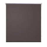 Store enrouleur occultant marron 40 x 100 cm