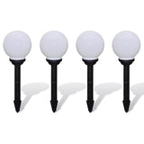 4pcs 15cm LED Path Lights with Ground Stake