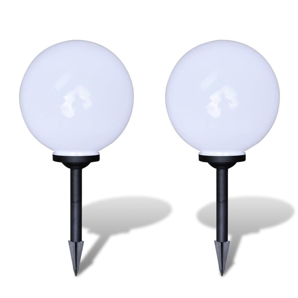 2pcs 30cm LED Path Lights with Ground Stake