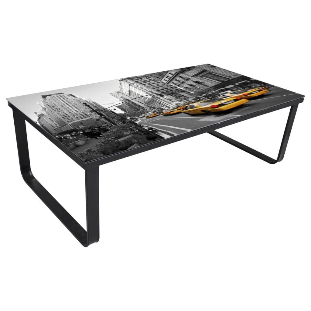 Table basse avec dessus de table rectangulaire