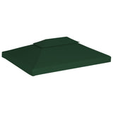 Recouvrement de remplacement d'auvent 310 g/m² 3 x 4 m Vert