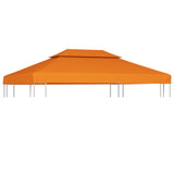 Recouvrement de remplacement d'auvent 310 g/m² Orange 3x4 m