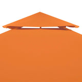 Recouvrement de remplacement d'auvent 310 g/m² Orange 3x4 m