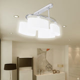 Ceiling light with glass shade for 4 E14 bulbs