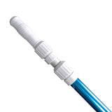 Pool maintenance kit with telescopic handle and brush