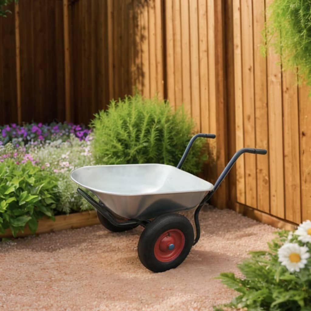 2 Wheel Garden Wheelbarrow 80 L