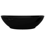 Lavabo ovale Céramique 40 x 33 cm Noir