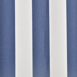 Toit d'auvent Toile Bleu et blanc 4x3 m (Cadre non inclus)