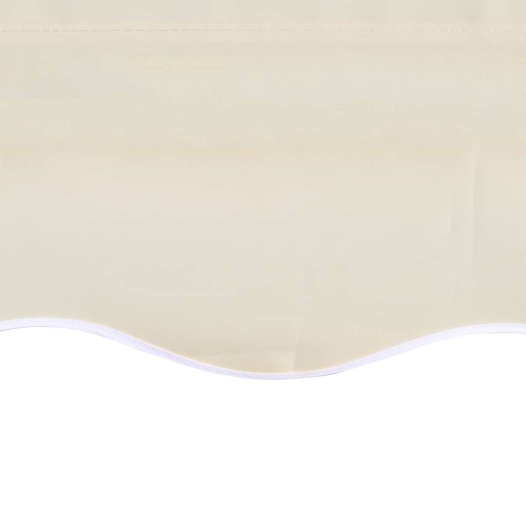 Toit d'auvent Toile Crème 4x3 m (Cadre non inclus)