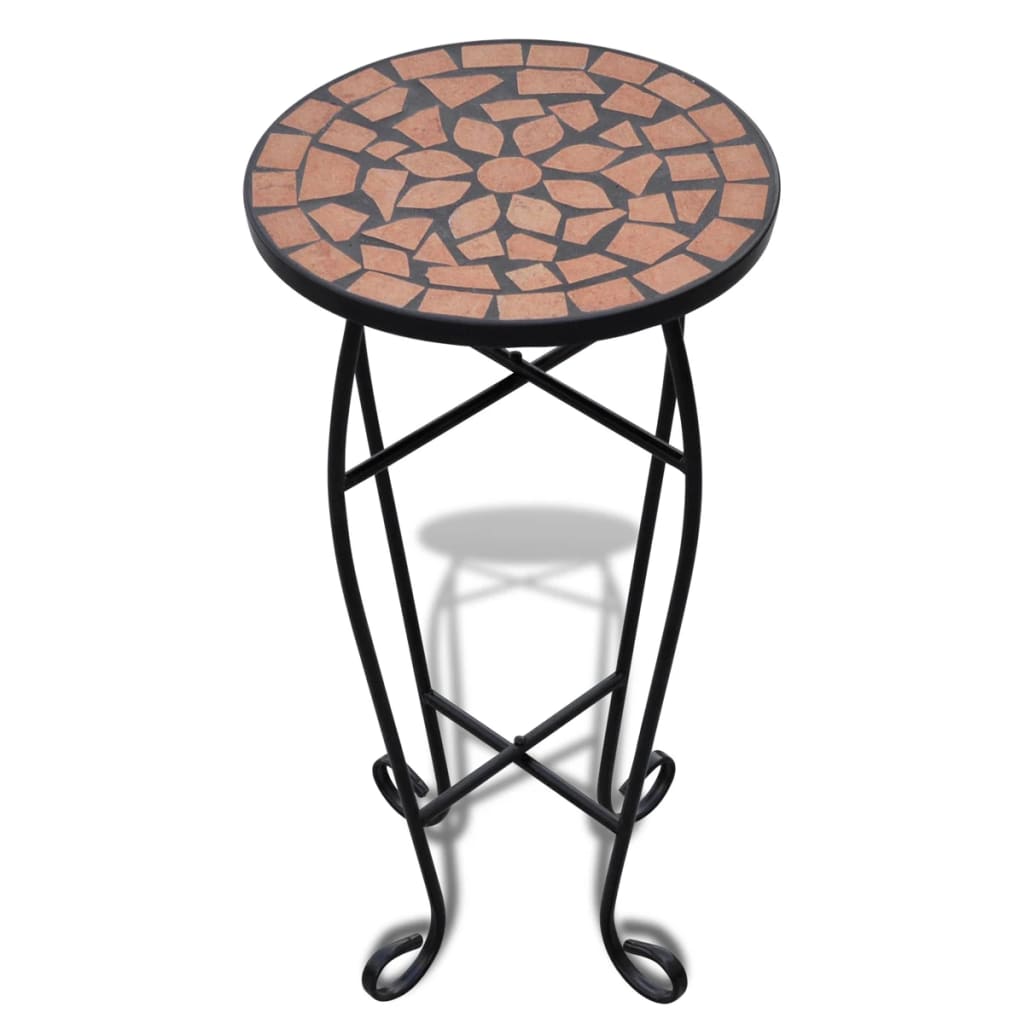 Table d'appoint Mosaïque Terre cuite