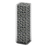 Gabion basket with lid Galvanized wire 100x30x30 cm