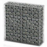 Gabion basket with lid Galvanized wire 100x100x30 cm