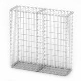 Gabion basket with lid Galvanized wire 100x100x30 cm