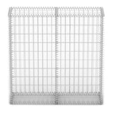 Gabion basket with lid Galvanized wire 100x100x30 cm