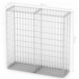 Gabion basket with lid Galvanized wire 100x100x30 cm