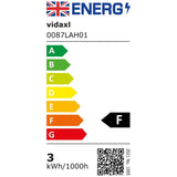 LED-Wandleuchte mit Sensor aus Edelstahl, zylindrische Form, Schwarz