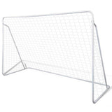 Cage de but de football 240x90x150 cm acier haute qualité