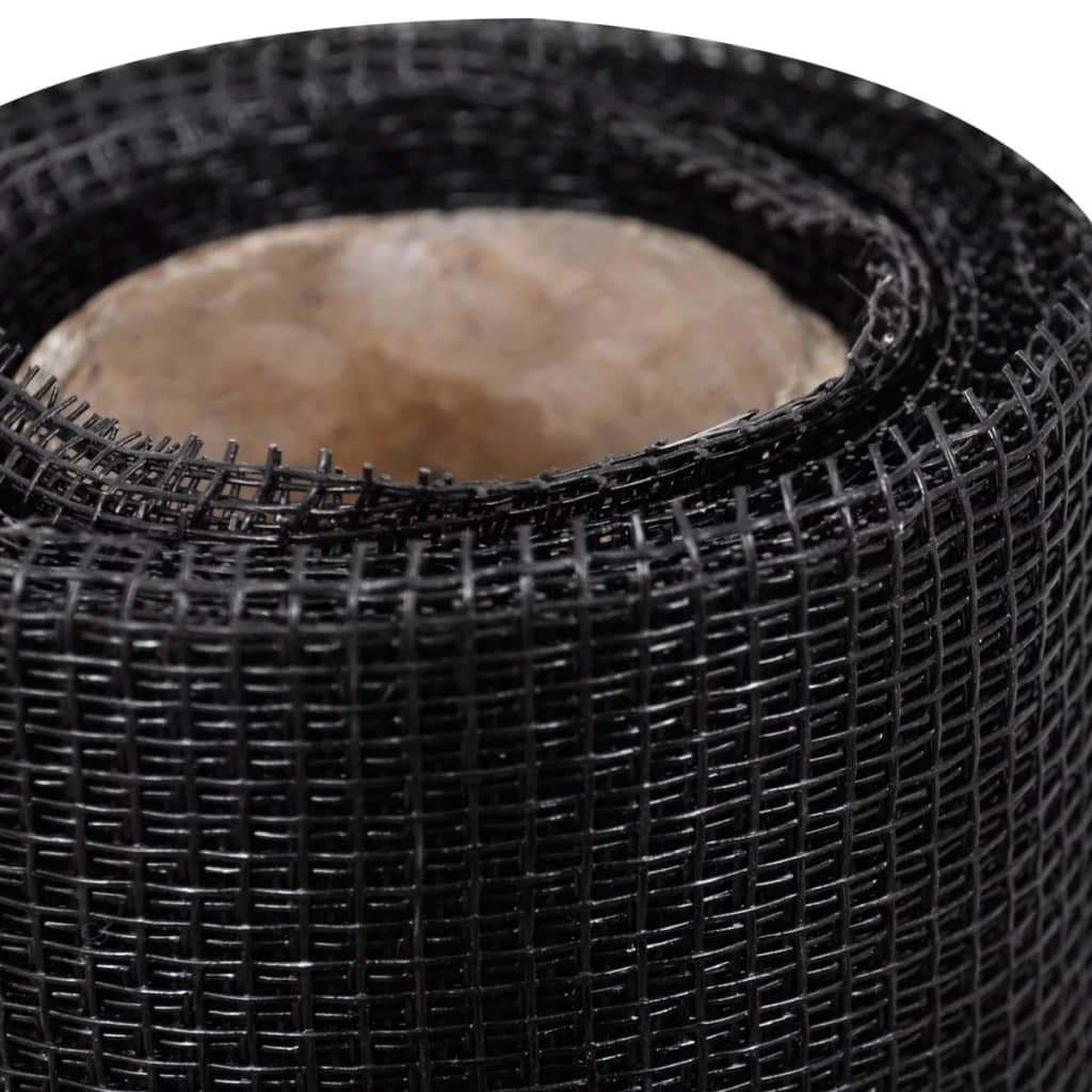 Fiberglass Mesh Screen 100x500 cm Black