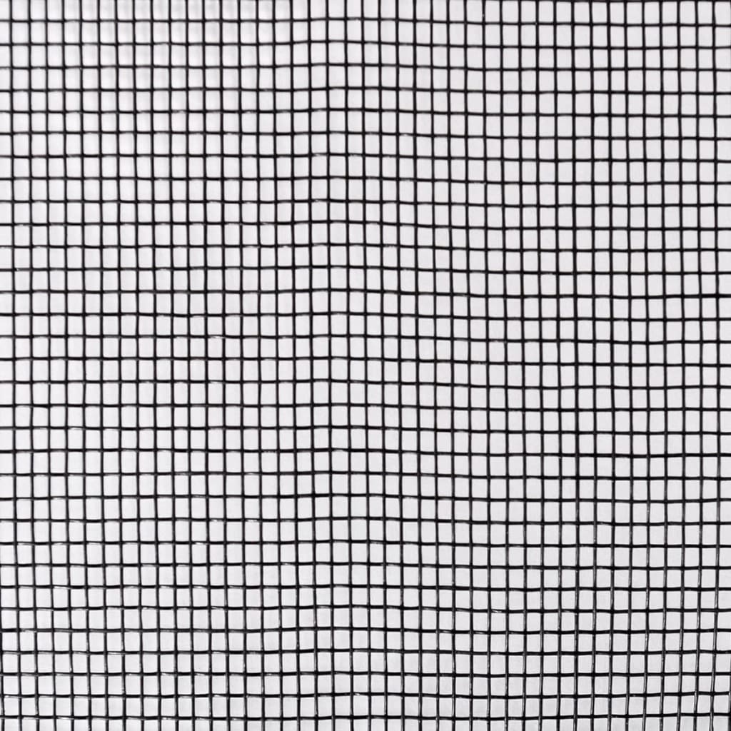 Fiberglass Mesh Screen 100x500 cm Black