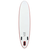 Red and White Inflatable SUP Board Set