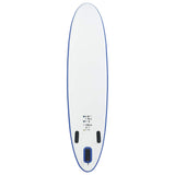 Blue and White Inflatable SUP Board Set