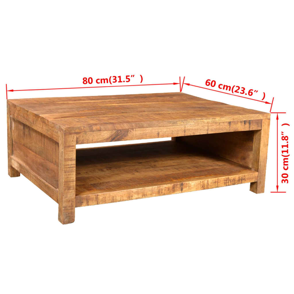 Table basse Bois massif de manguier