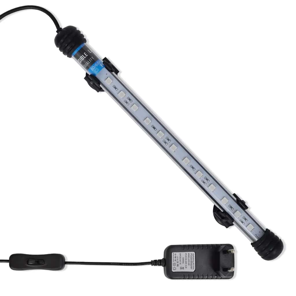 Lampe LED d'aquarium 28 cm Bleu