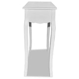 Table de console et coiffeuse Blanc