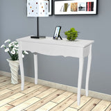 Table de console et coiffeuse Blanc