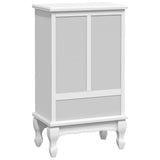 Armoire avec 5 tiroirs et 2 étagères Blanc