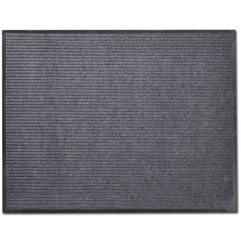 Tapis d'entrée PVC Gris 90 x 120 cm