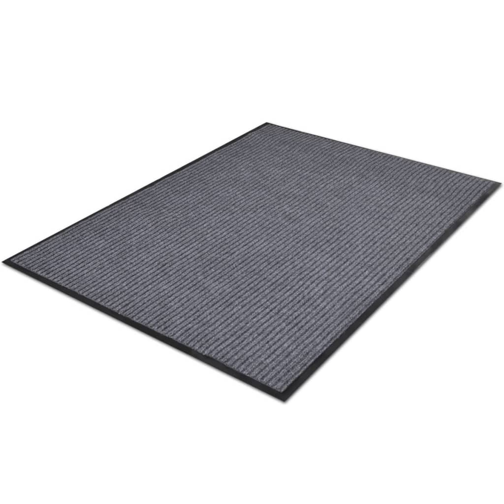 Tapis d'entrée PVC Gris 90 x 150 cm