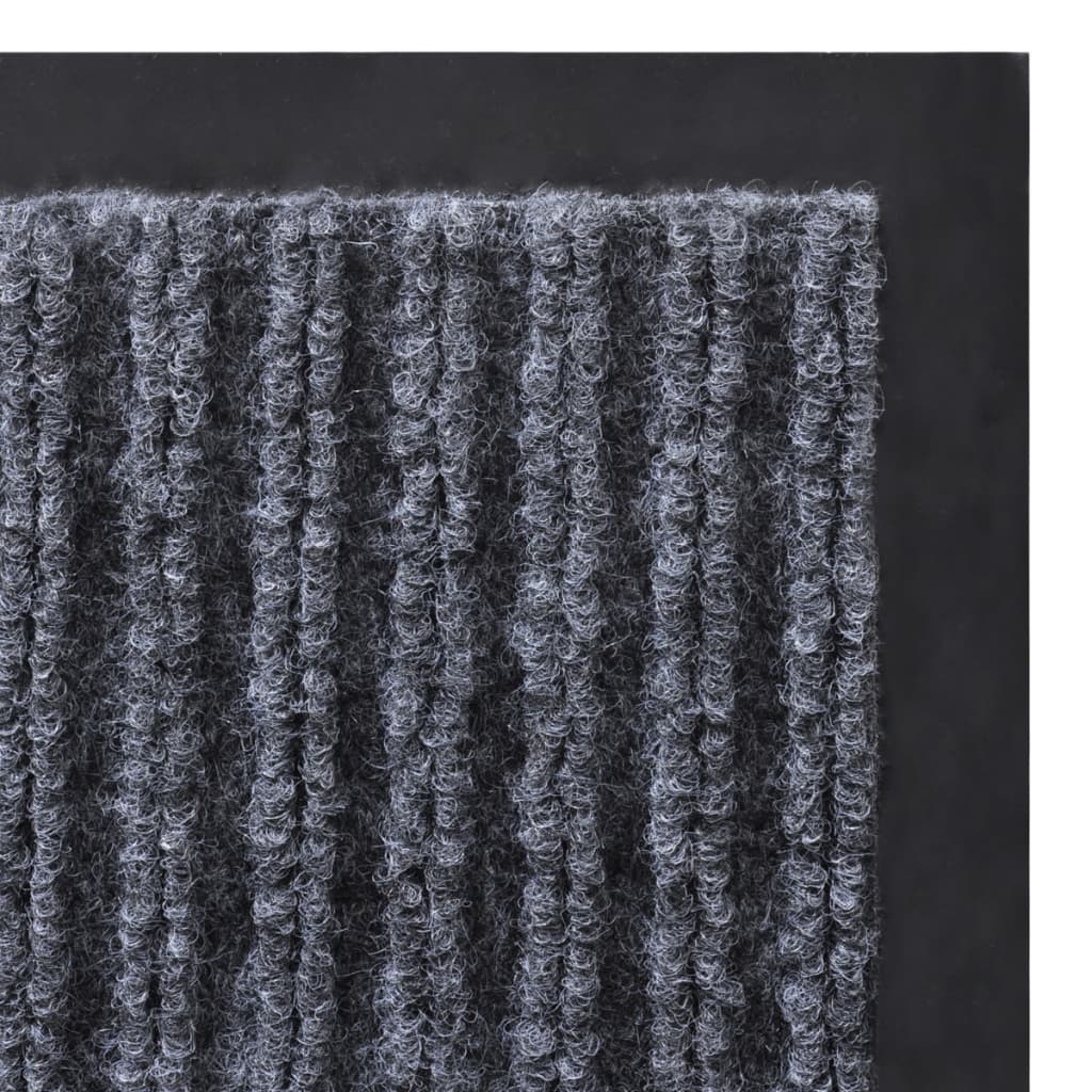 Tapis d'entrée PVC Gris 90 x 150 cm