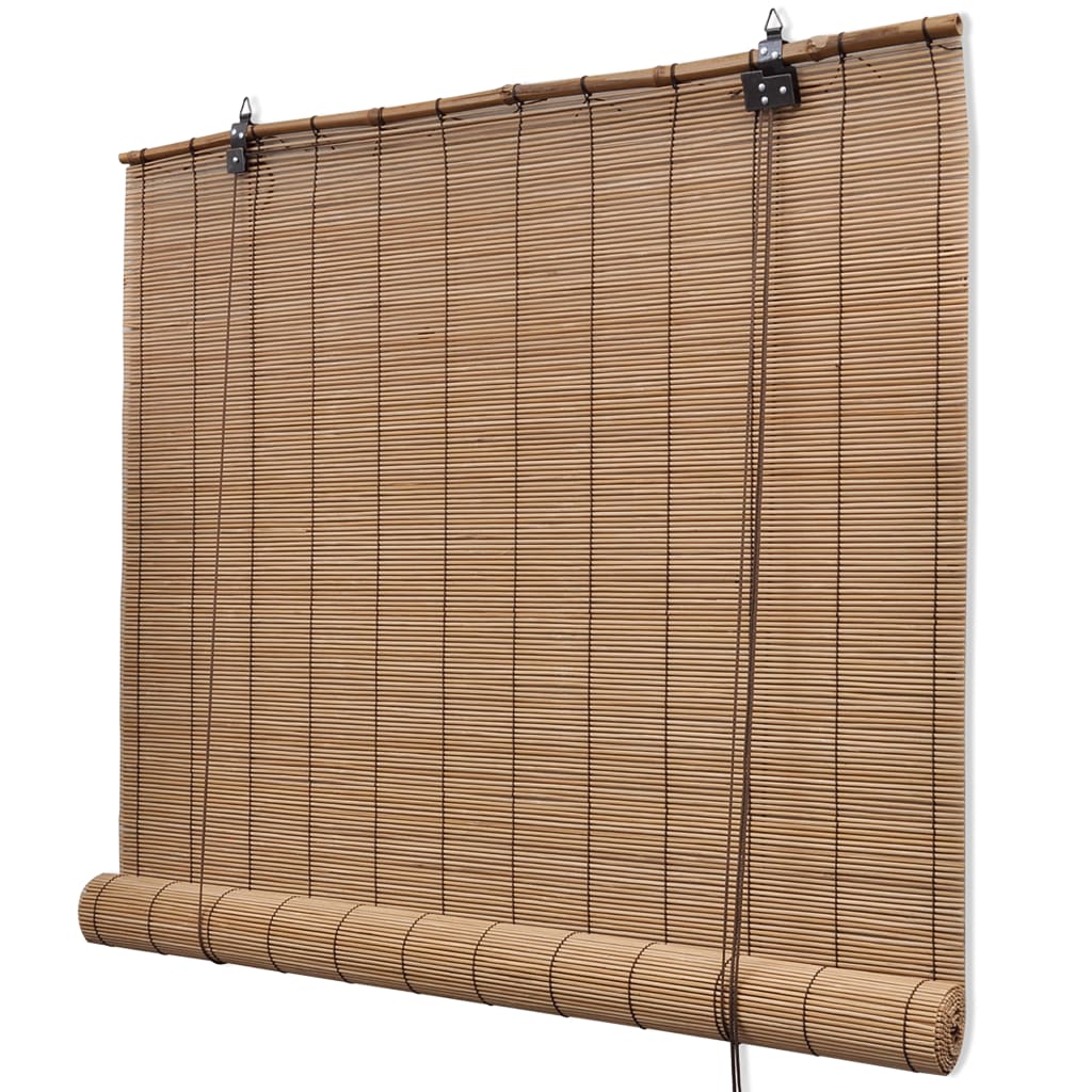 Store roulant Bambou Marron 140x160 cm