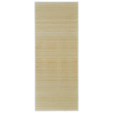 Tapis en bambou naturel à latte rectangulaire 120 x 180 cm