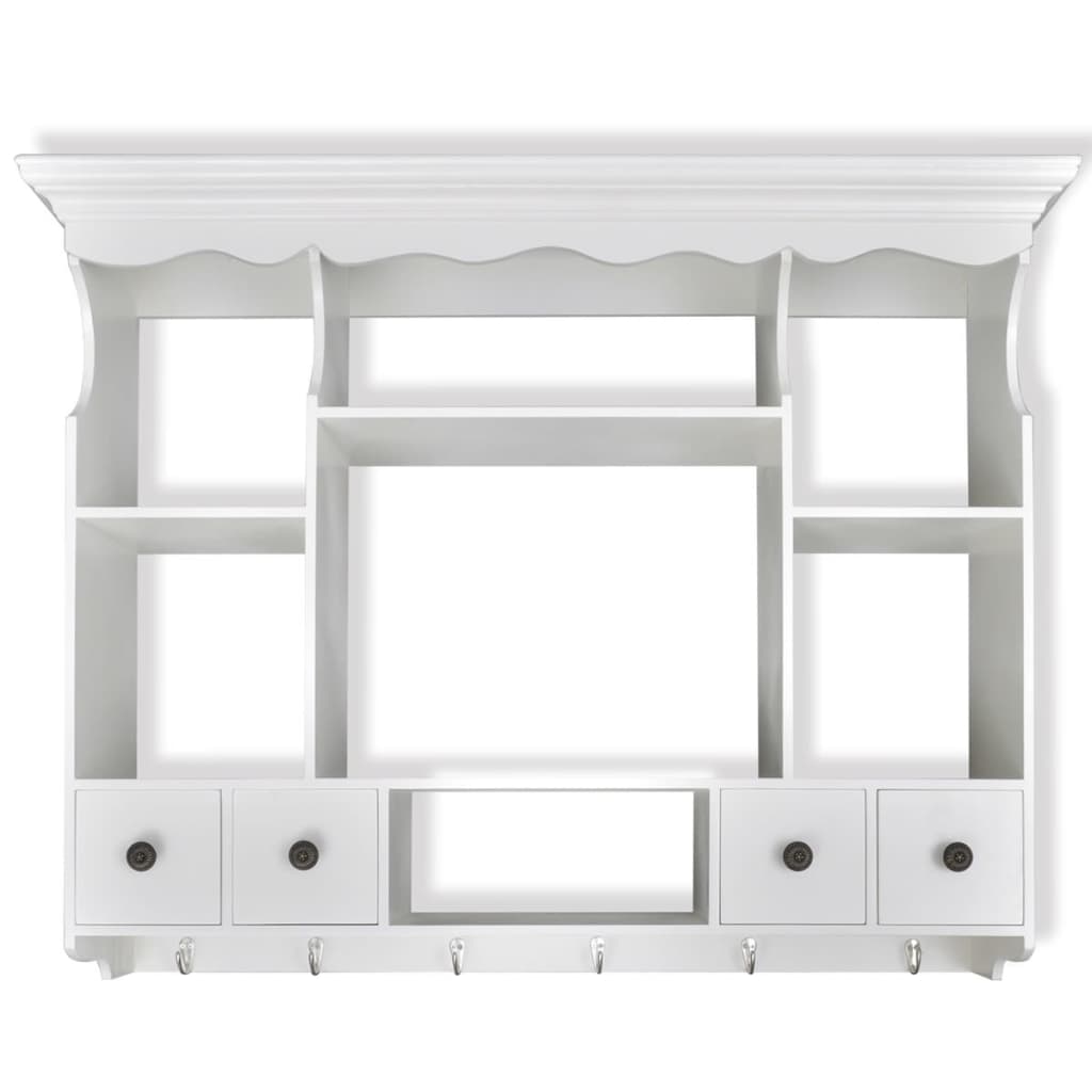 Armoire murale de cuisine en bois Blanc