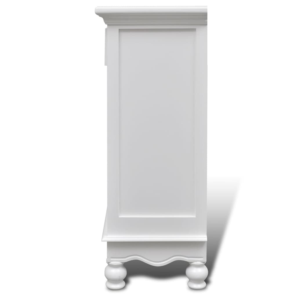 Armoire avec 2 portes et 1 tiroir Bois Blanc