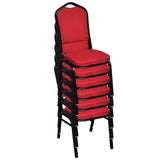 Chaises à manger lot de 30 rouge tissu