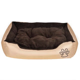 Lit pour chiens avec coussin rembourré Taille M