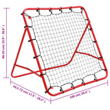 Verstellbares Fußball-Abprallnetz 100x100 cm