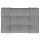 Coussin de palette 120x80x12 cm gris tissu