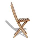 Chaises pliables de jardin lot de 2 Bambou