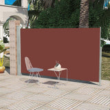 Auvent latéral rétractable de patio 160 x 300 cm Marron