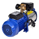 Pompe à jet avec manomètre 1300 W 5100 L/h Bleu