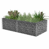 Gabion planter Galvanized steel 180 x 90 x 50 cm