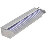 45cm Rectangular LED Water Blade Stainless Steel for Swimming Pool