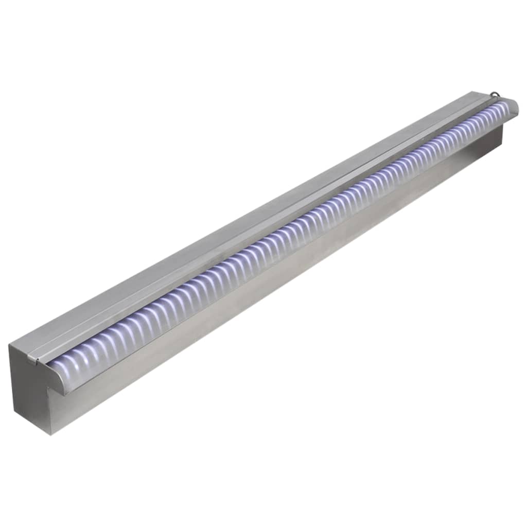 90cm Rectangular LED Water Blade Stainless Steel for Swimming Pool